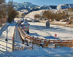 开宁慢直播球机定格昌吉神仙湾风光