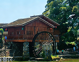 福建南靖土楼云水谣景区使用开宁4K全彩高清摄像机慢直播