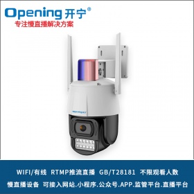 4寸WIFI无线双光监控直播小球